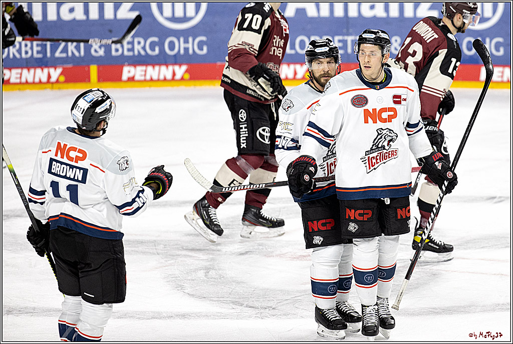 PENNY DEL;  Koelner Haie - Nuernberger Ice Tigers; Koeln, 25.03.2021